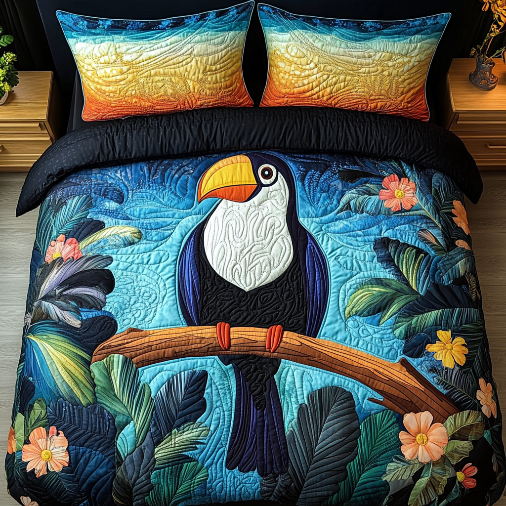 Toucan DAI190225120 Quilt Bedding Set