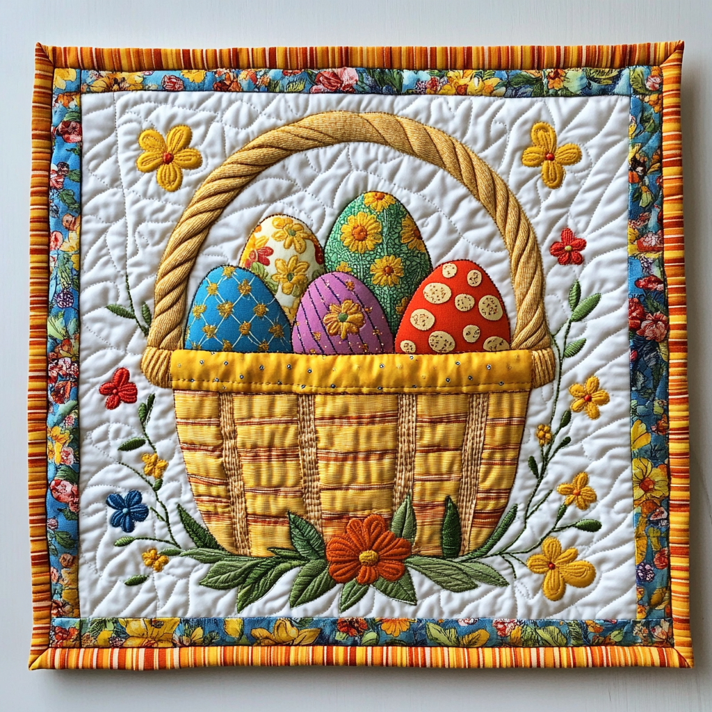 Easter Egg DAI090125266 Quilted Placemats