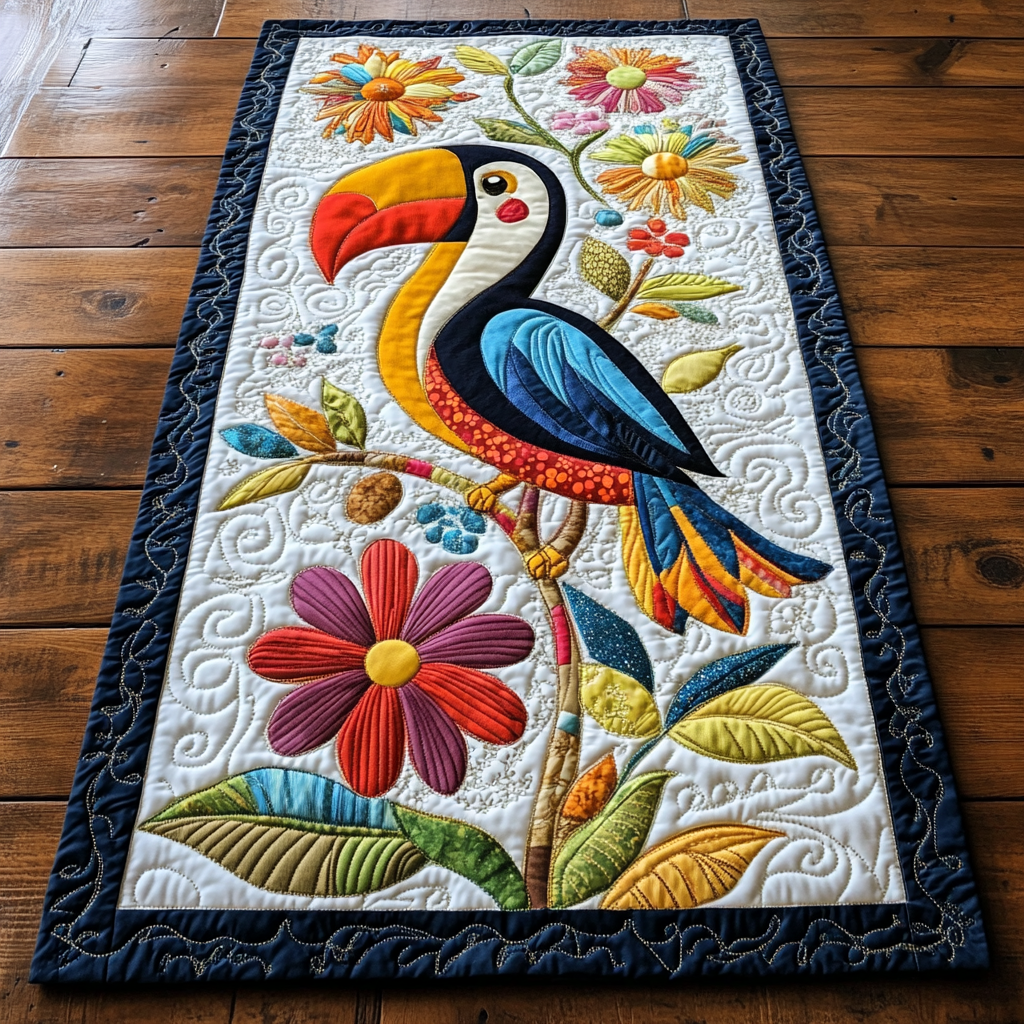 Toucan DAI190225246 Quilted Table Runner