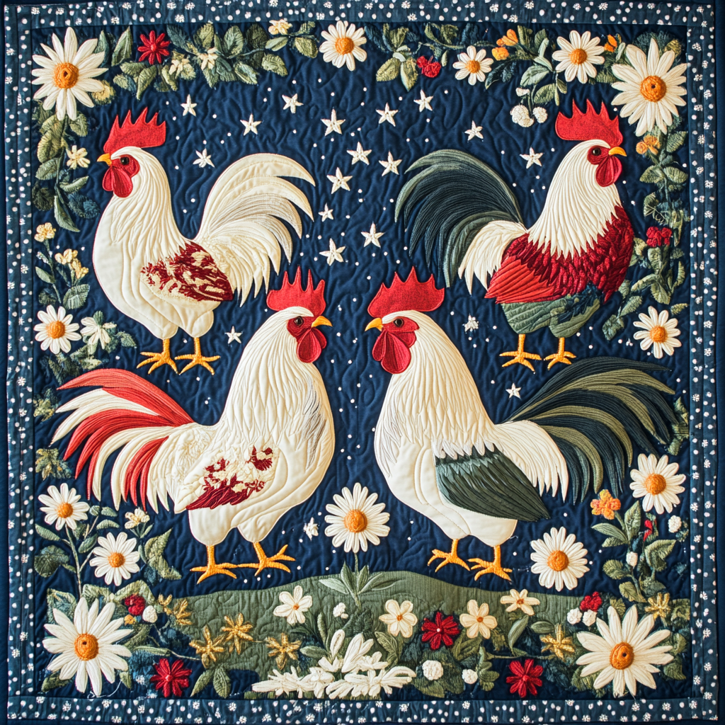 Chicken DAI110225098 Quilt Blanket