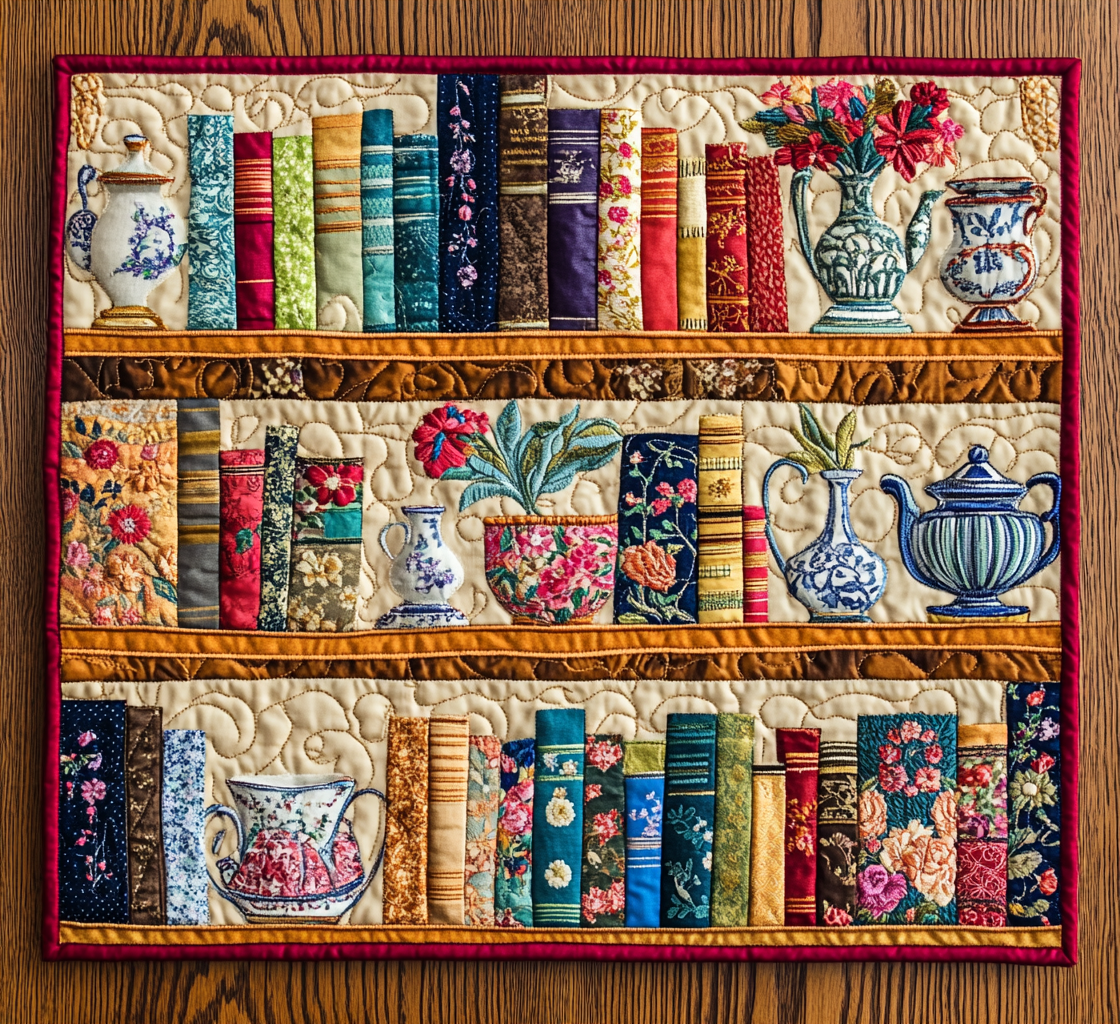 Bookcase DAI110225423 Quilted Placemats