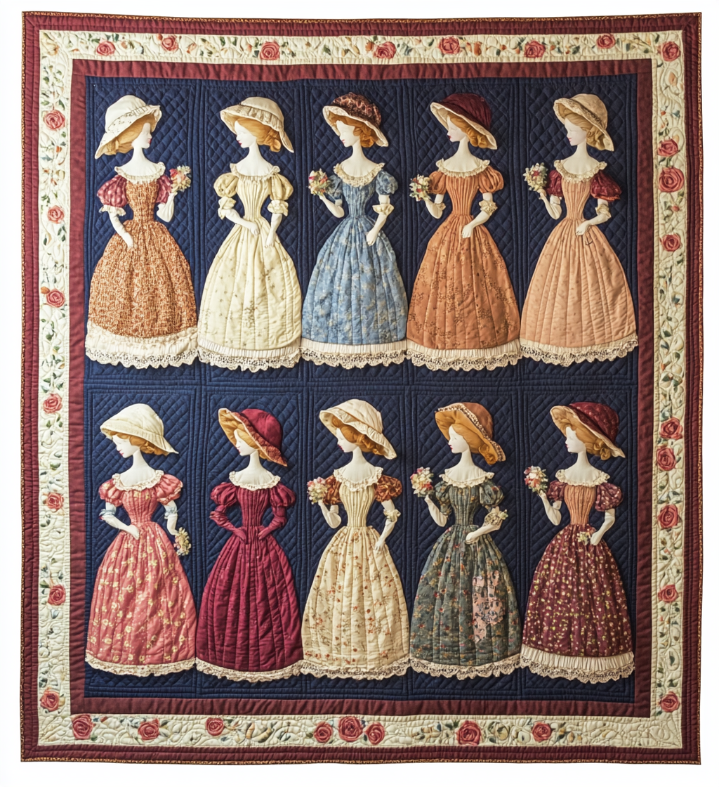 Sunbonnet Sue DAI110225017 Quilt Blanket