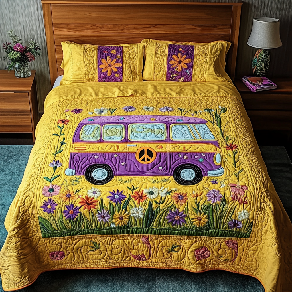 Camping Caravan DAI190225129 Quilt Bedding Set