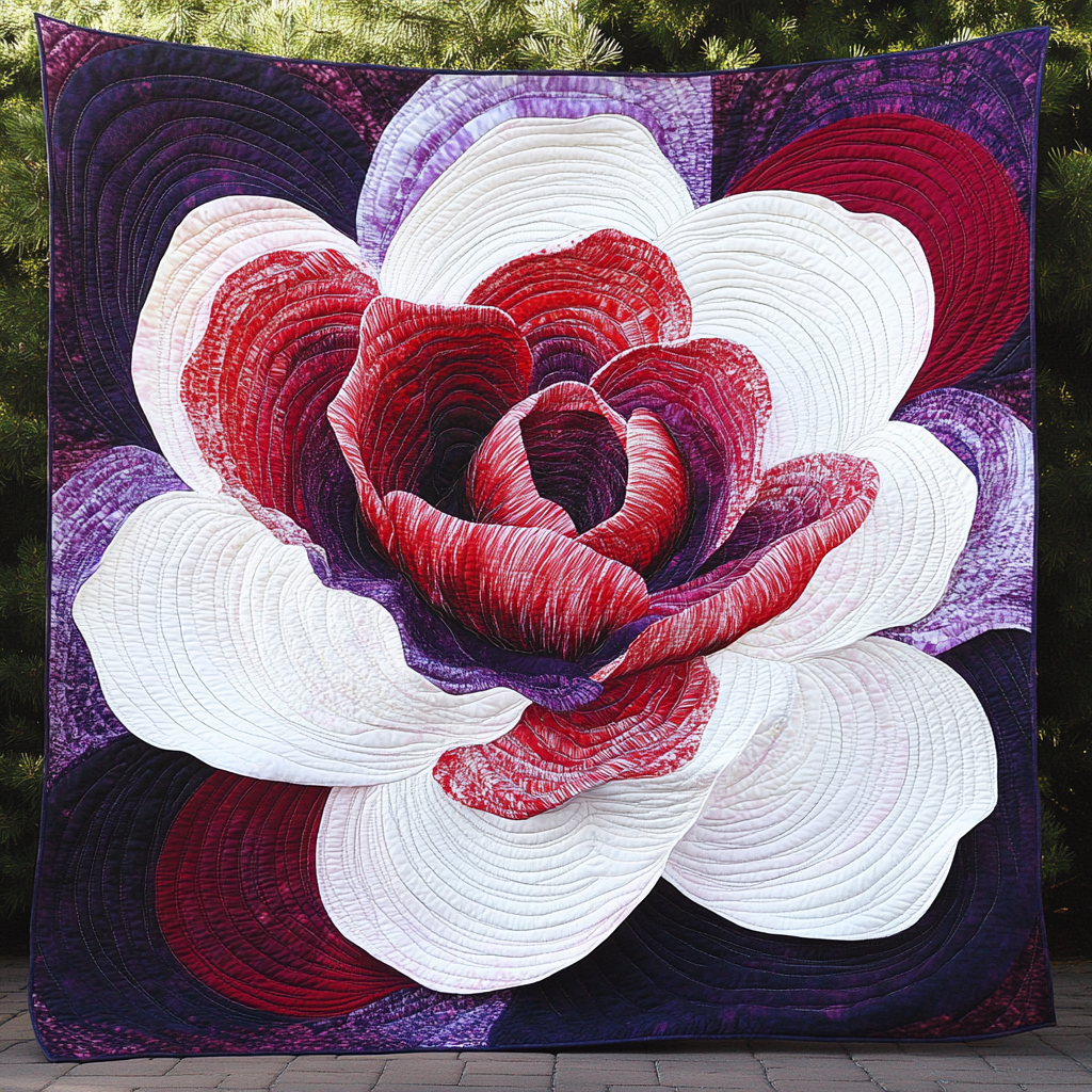 Magnolia Flower DAI110225003 Quilt Blanket