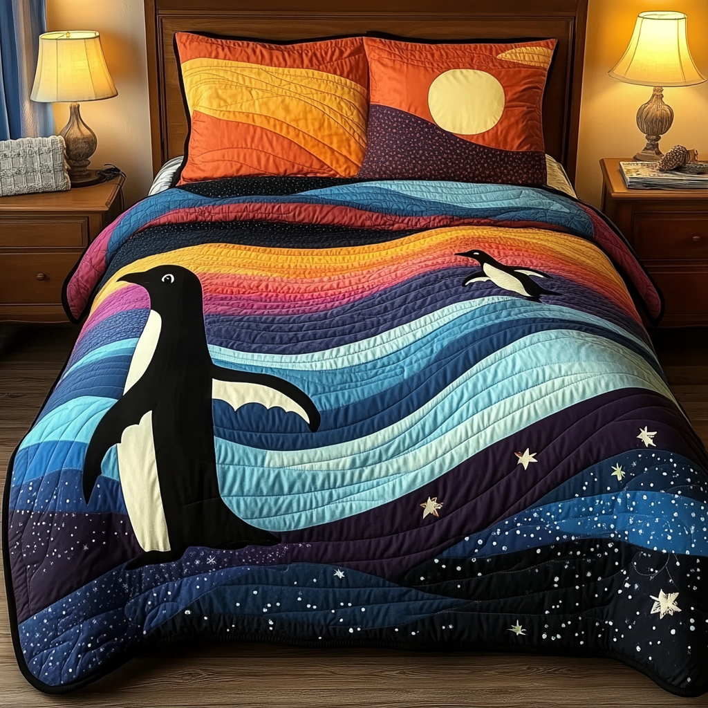 Penguin DAI190225112 Quilt Bedding Set