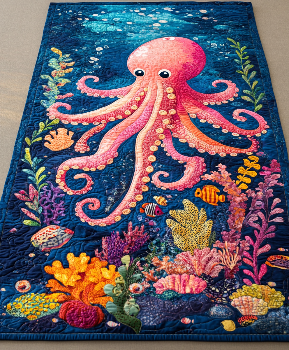 Octopus DAI110225406 Quilted Table Runner