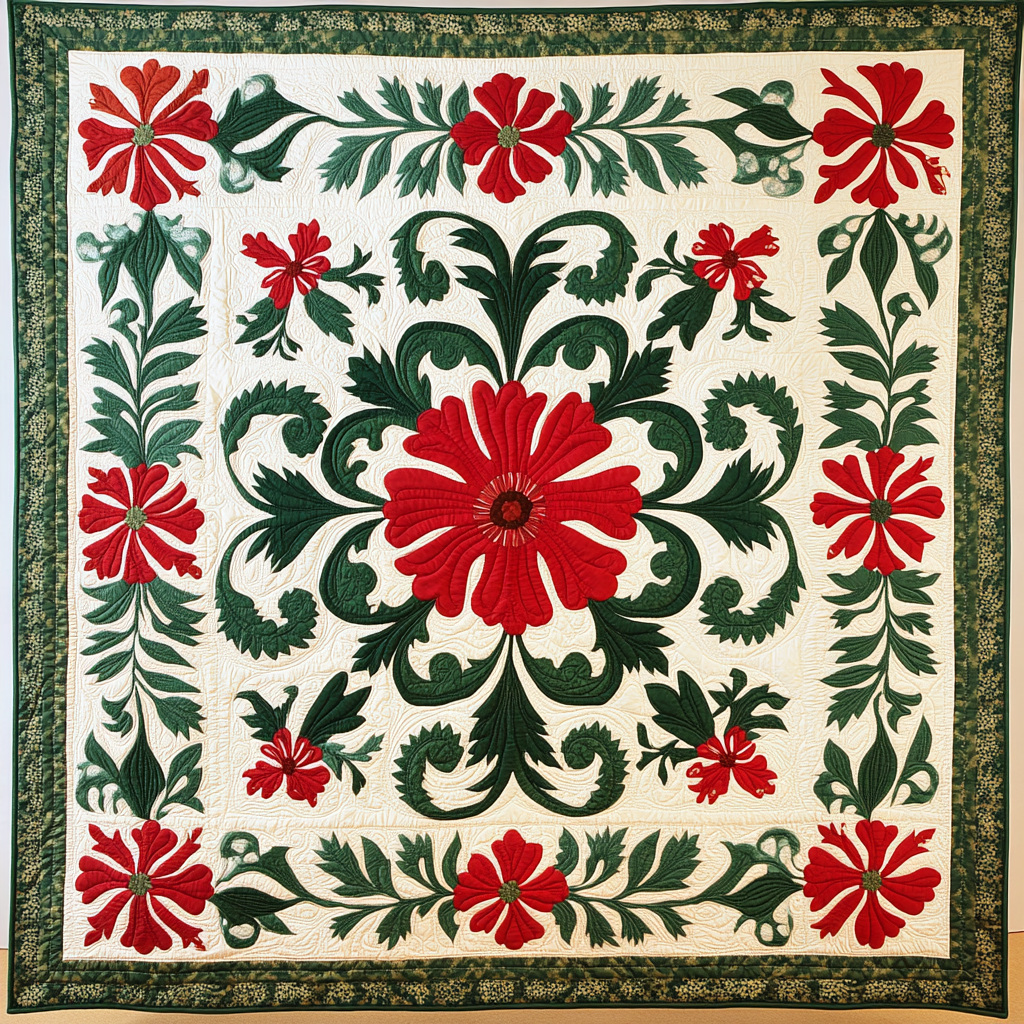 Hawaiian Hibiscus DAI040225064 Quilt Blanket