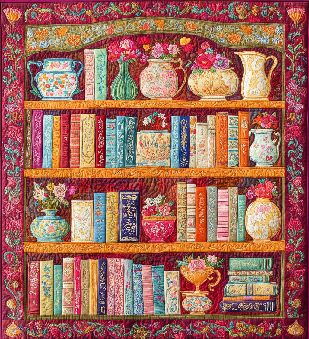 Bookcase DAI110225090 Quilt Blanket