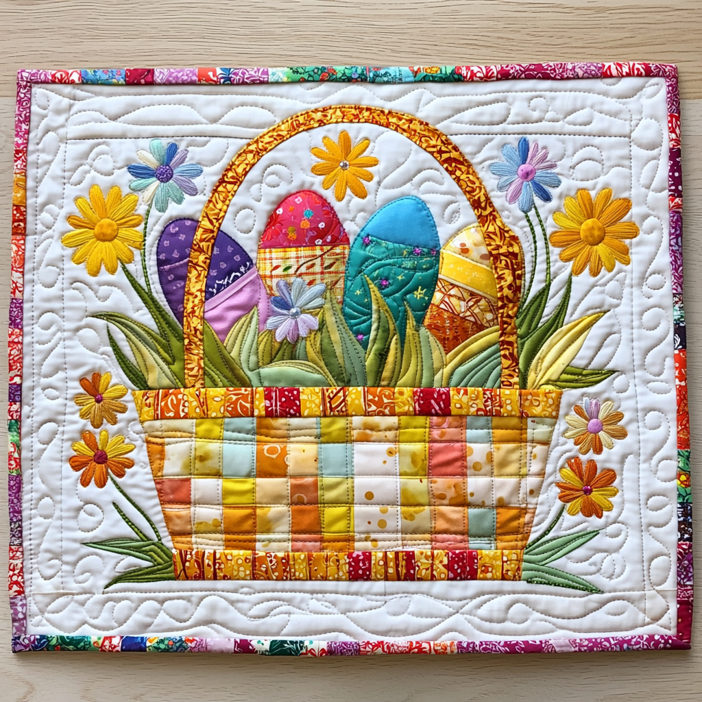 Easter Egg DAI090125264 Quilted Placemats