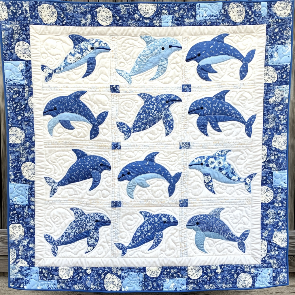Dolphin DAI190225034 Quilt Blanket