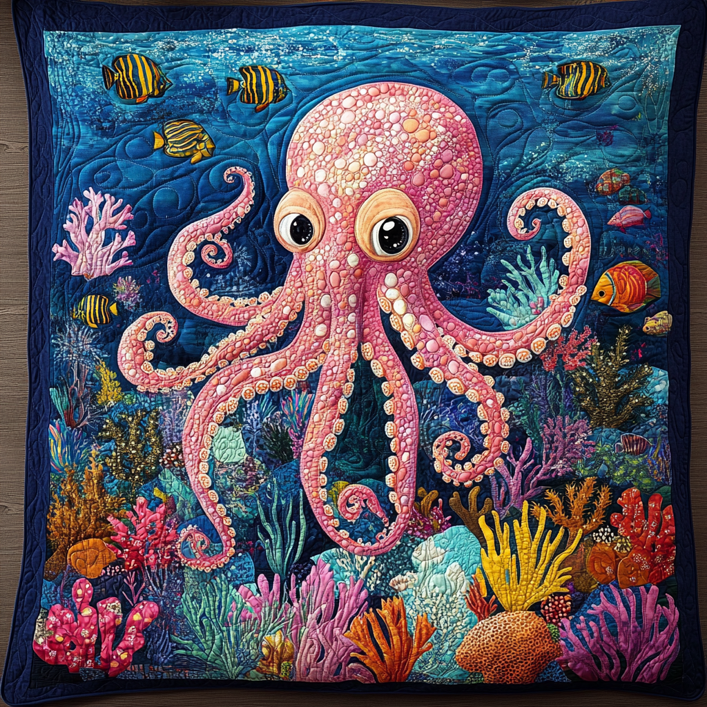 Octopus DAI110225111 Quilt Blanket