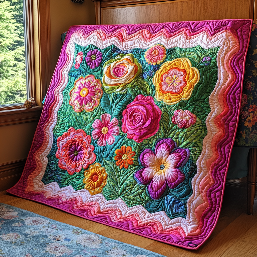 Flower DAI190225083 Quilt Blanket