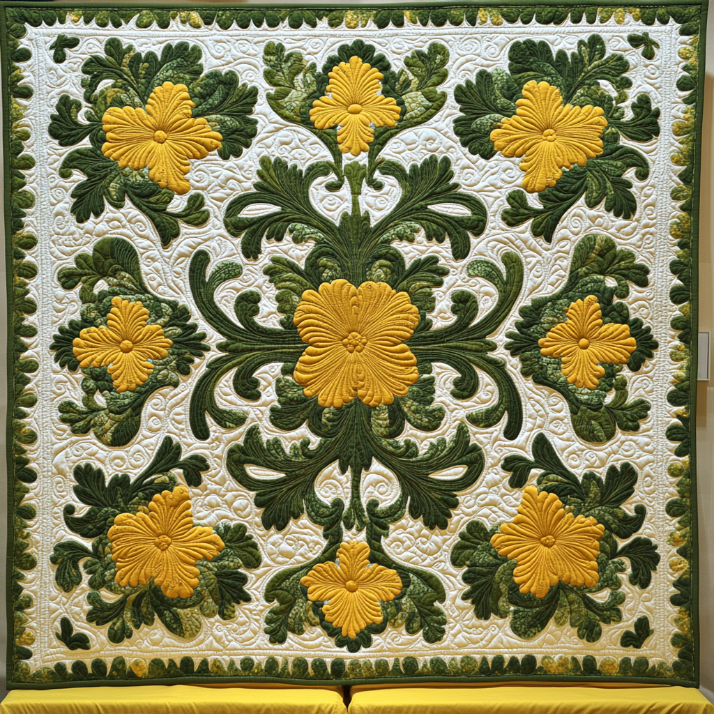 Hawaiian Hibiscus DAI040225068 Quilt Blanket