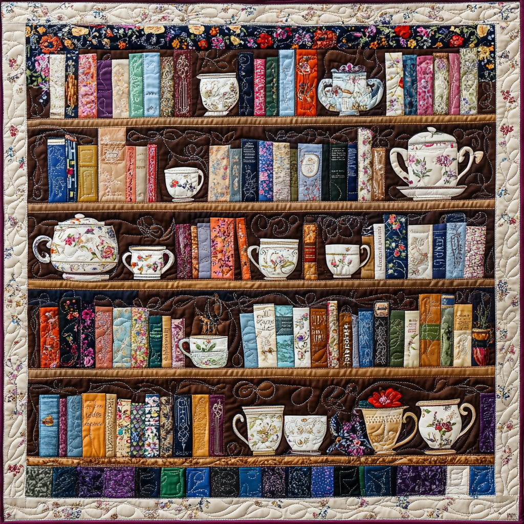 Bookcase DAI110225087 Quilt Blanket