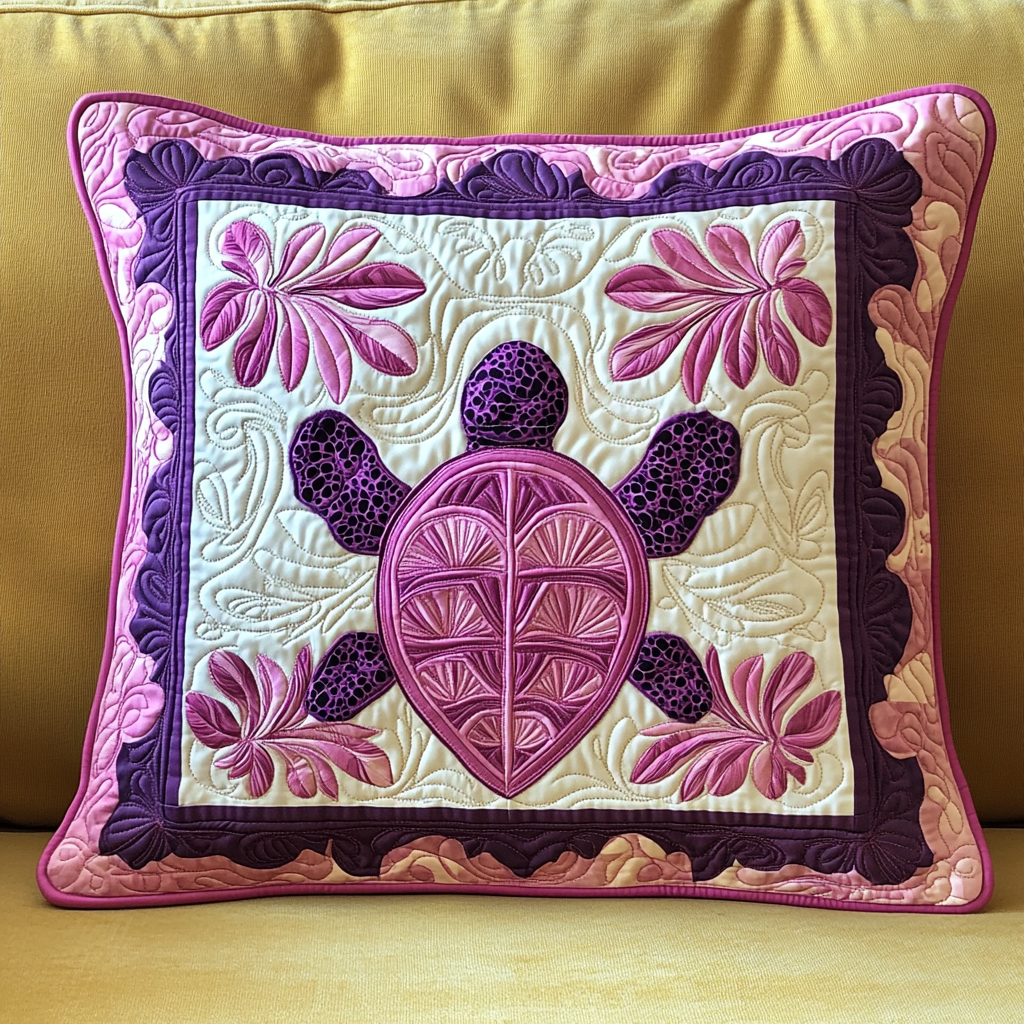 Hawaiian Turtle DAI040225380 Quilted Pillow Case