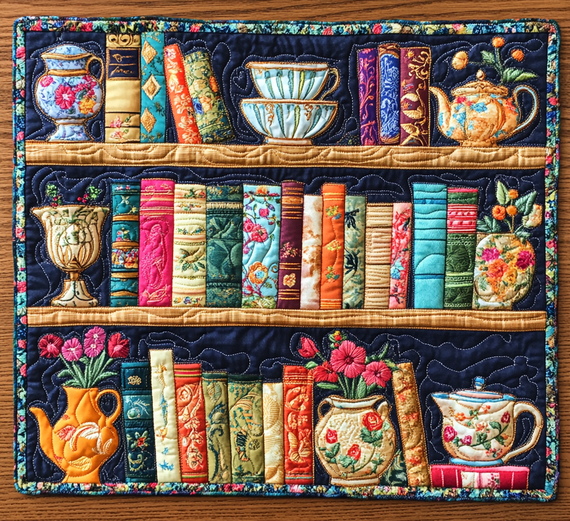 Bookcase DAI110225421 Quilted Placemats