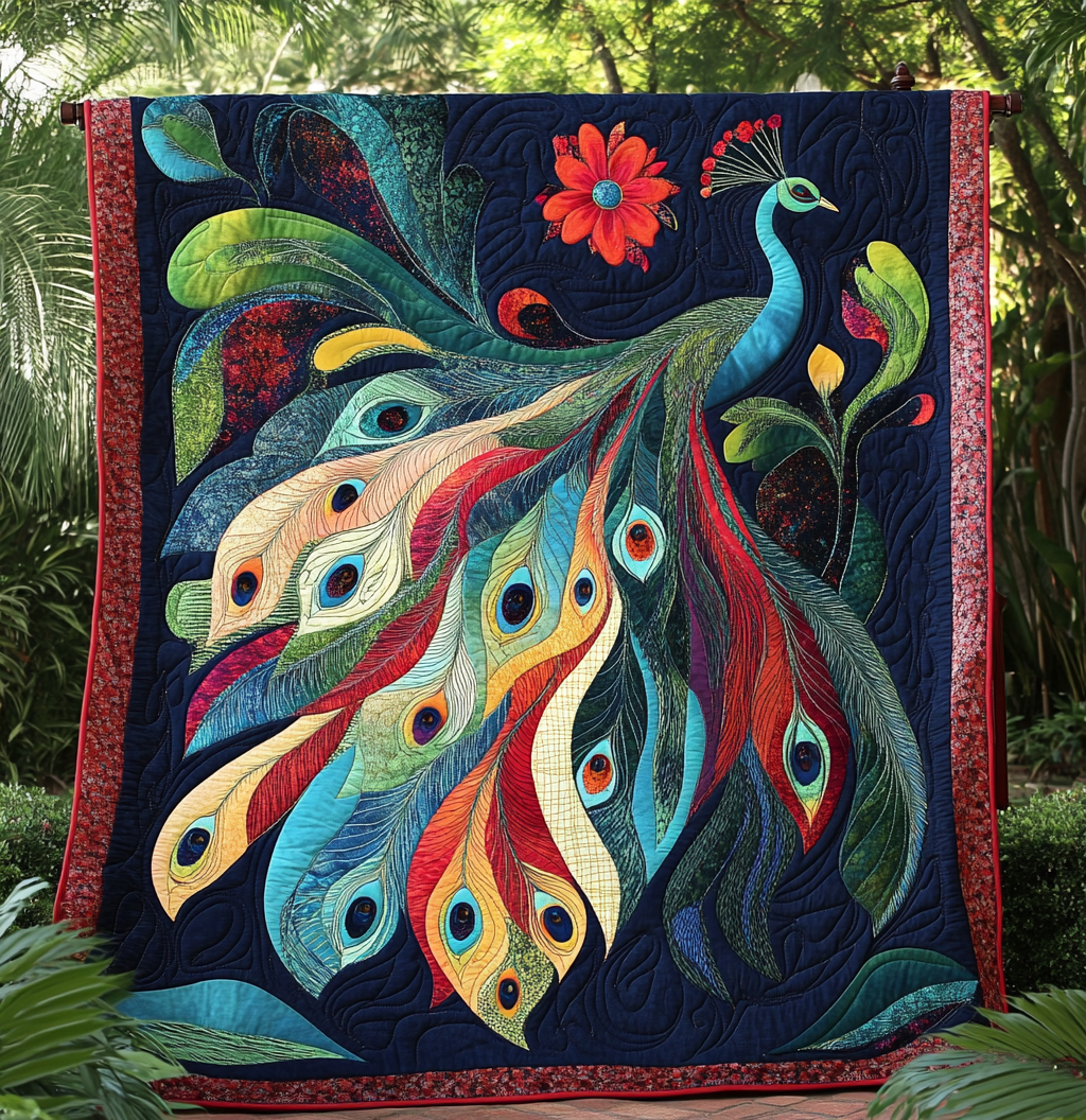 Peacock DAI190225018 Quilt Blanket