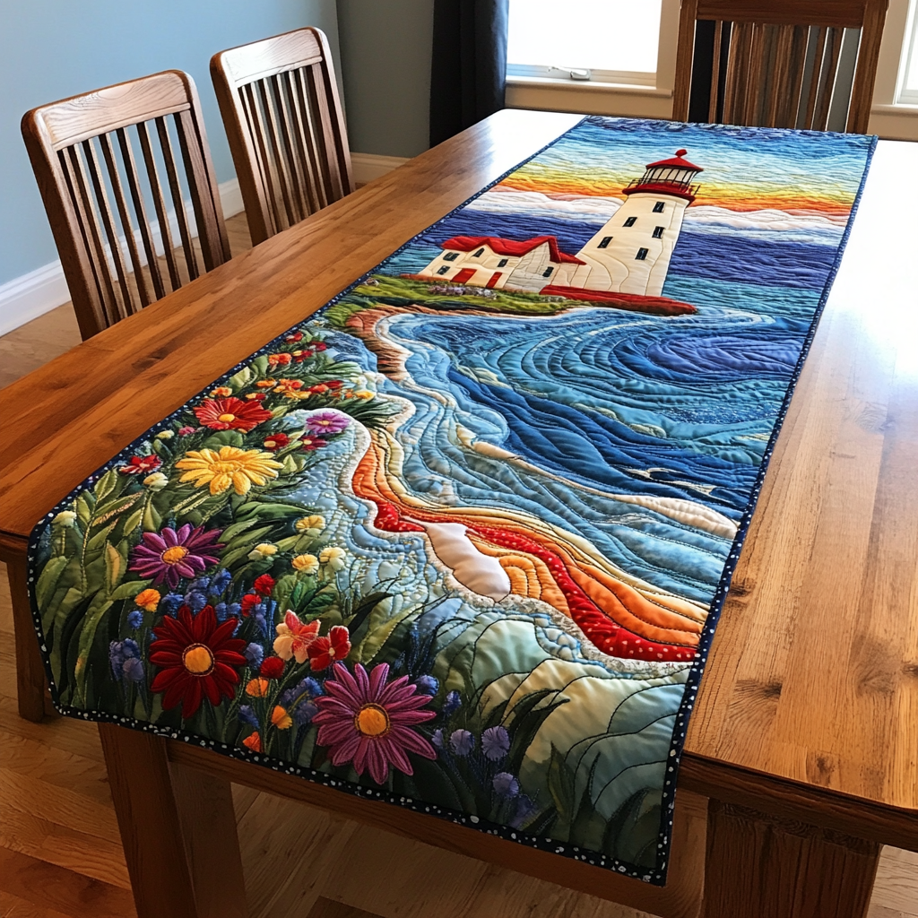 Lighthouse DAI110225361 Quilted Table Runner