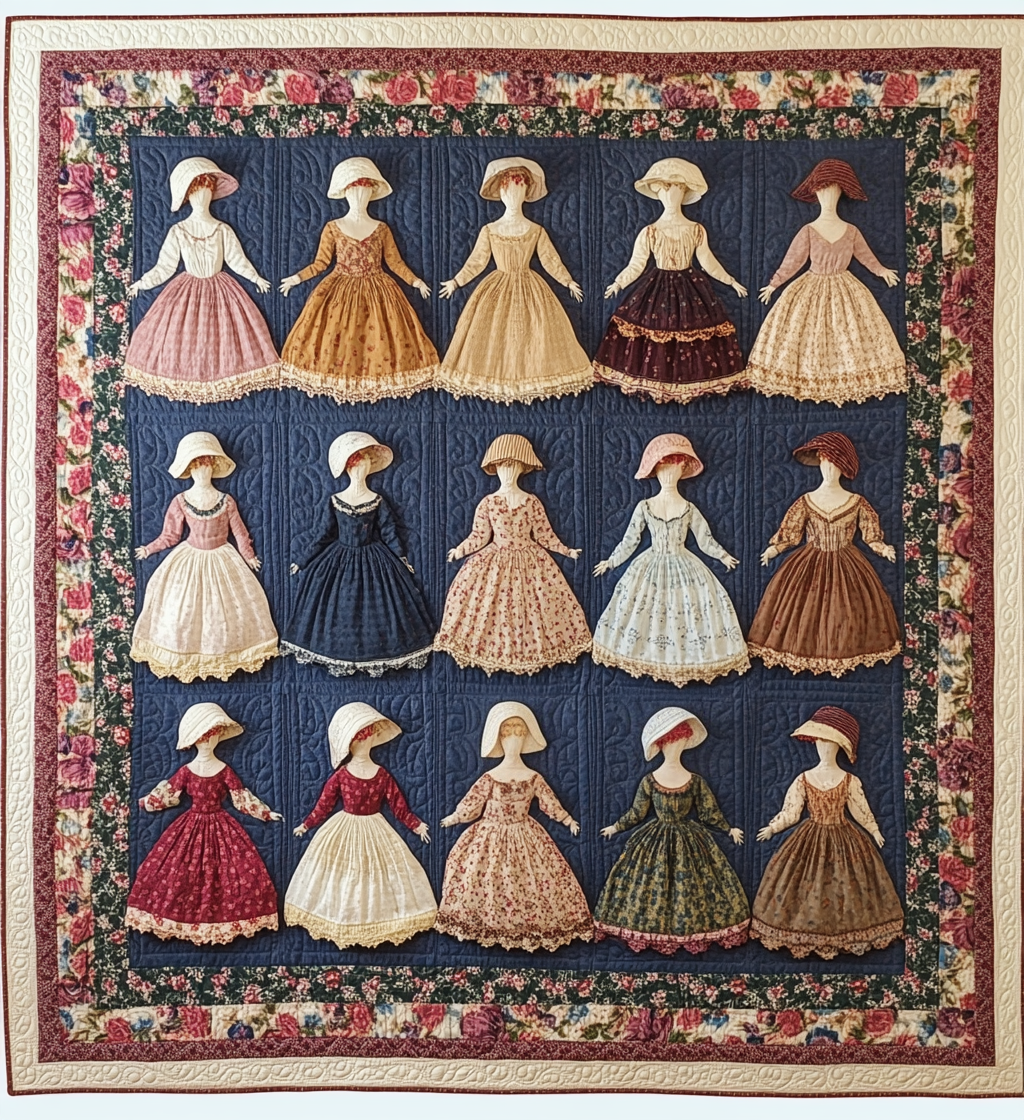 Sunbonnet Sue DAI110225014 Quilt Blanket