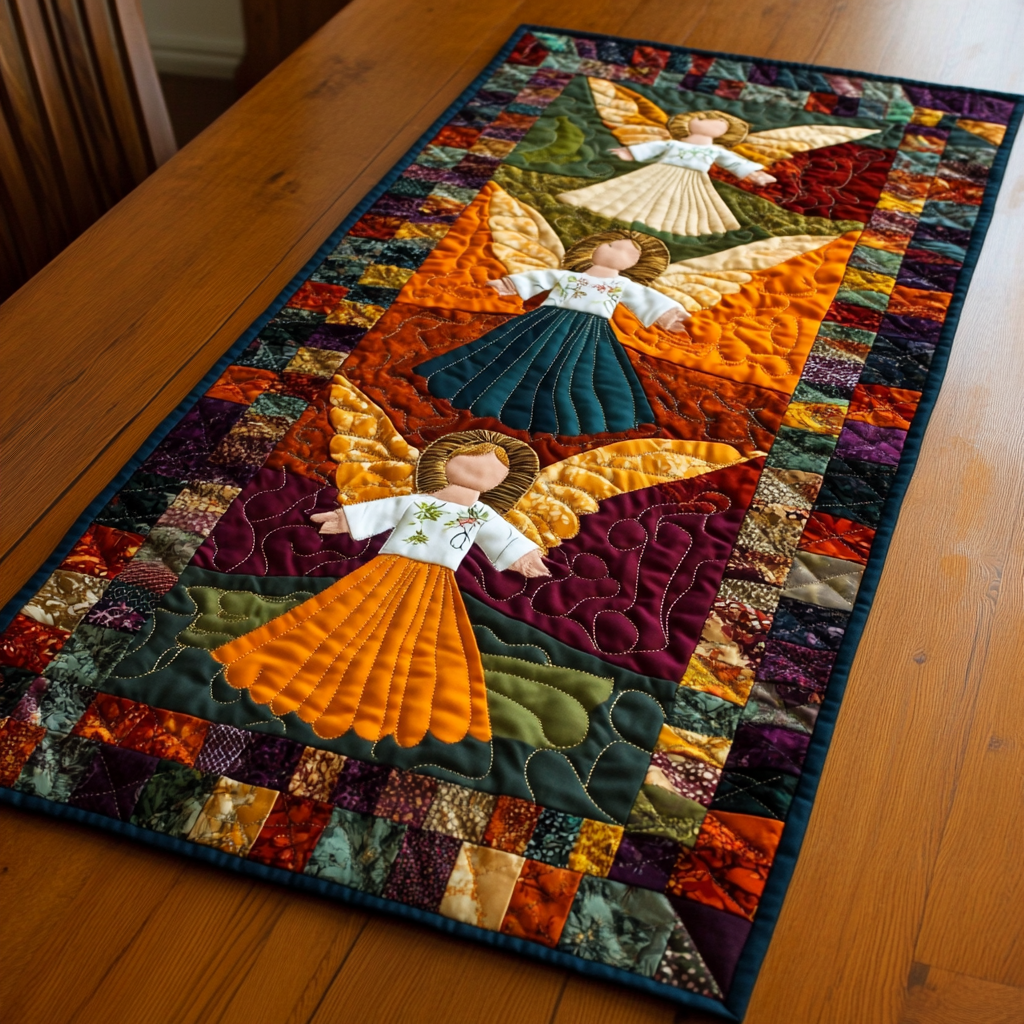 Angel DAI190225257 Quilted Table Runner