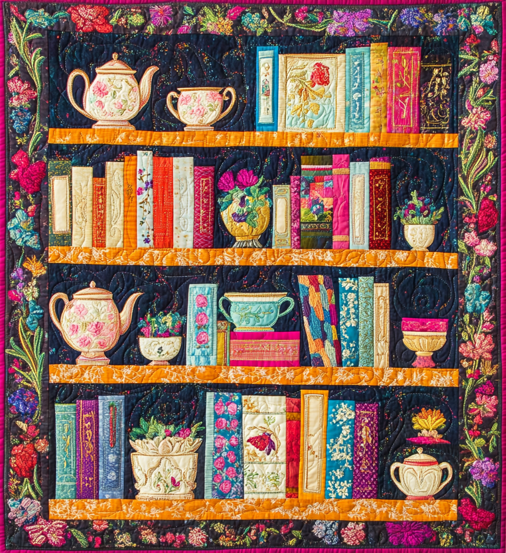 Bookcase DAI110225089 Quilt Blanket