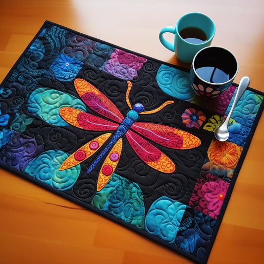 Dragonfly TAI260224115 Quilted Placemats