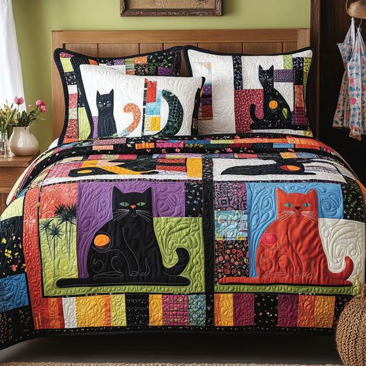 Cat TAI181024266 Quilt Bedding Set