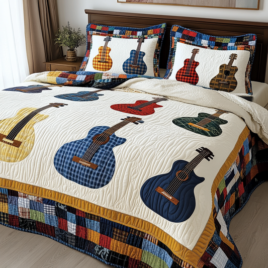 Guitar DAI280824121 Quilt Bedding Set