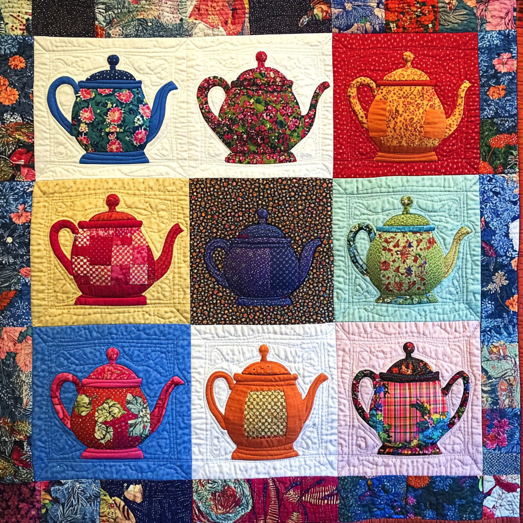 Teapot TAI041024391 Quilt Blanket