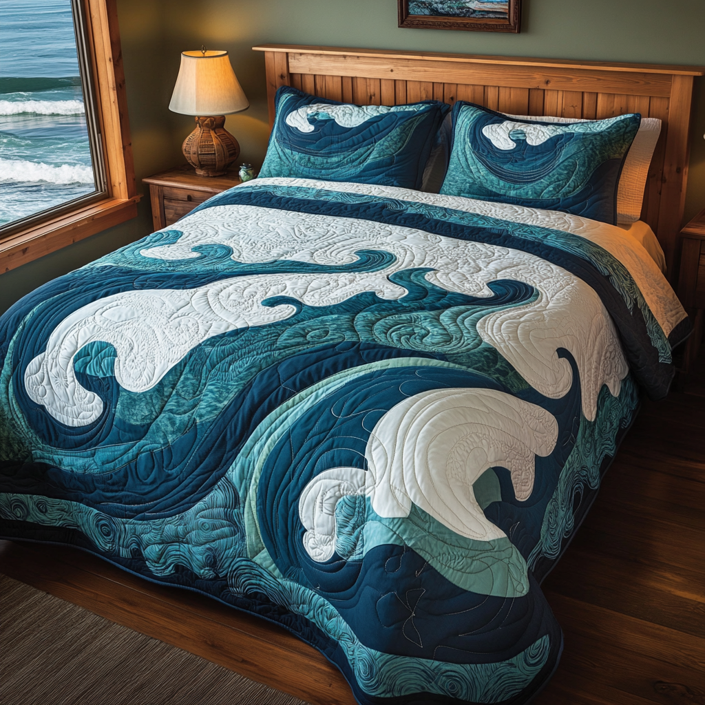 Sea Wave TAI201124360 Quilt Bedding Set