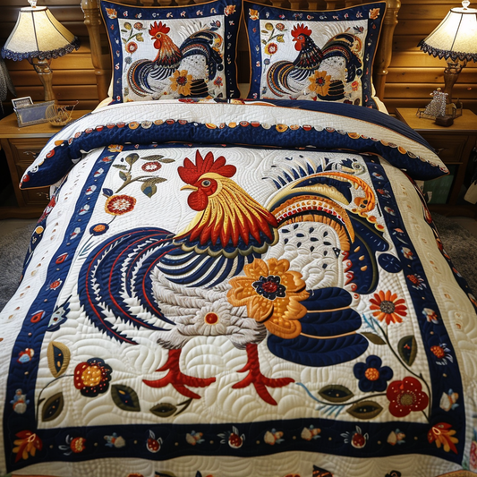 Chicken TAI100724083 Quilt Bedding Set