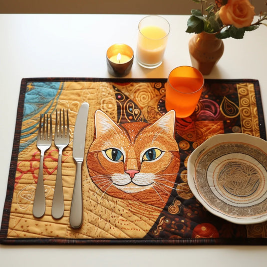 Cat TAI261223194 Quilted Placemats