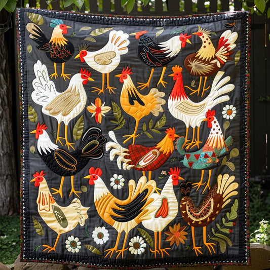 Chicken TAI080324011 Quilt Blanket