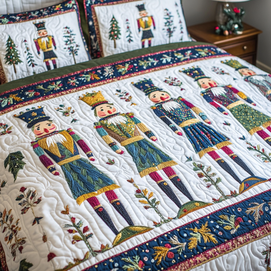 Christmas Nutcracker TAI141124073 Quilt Bedding Set