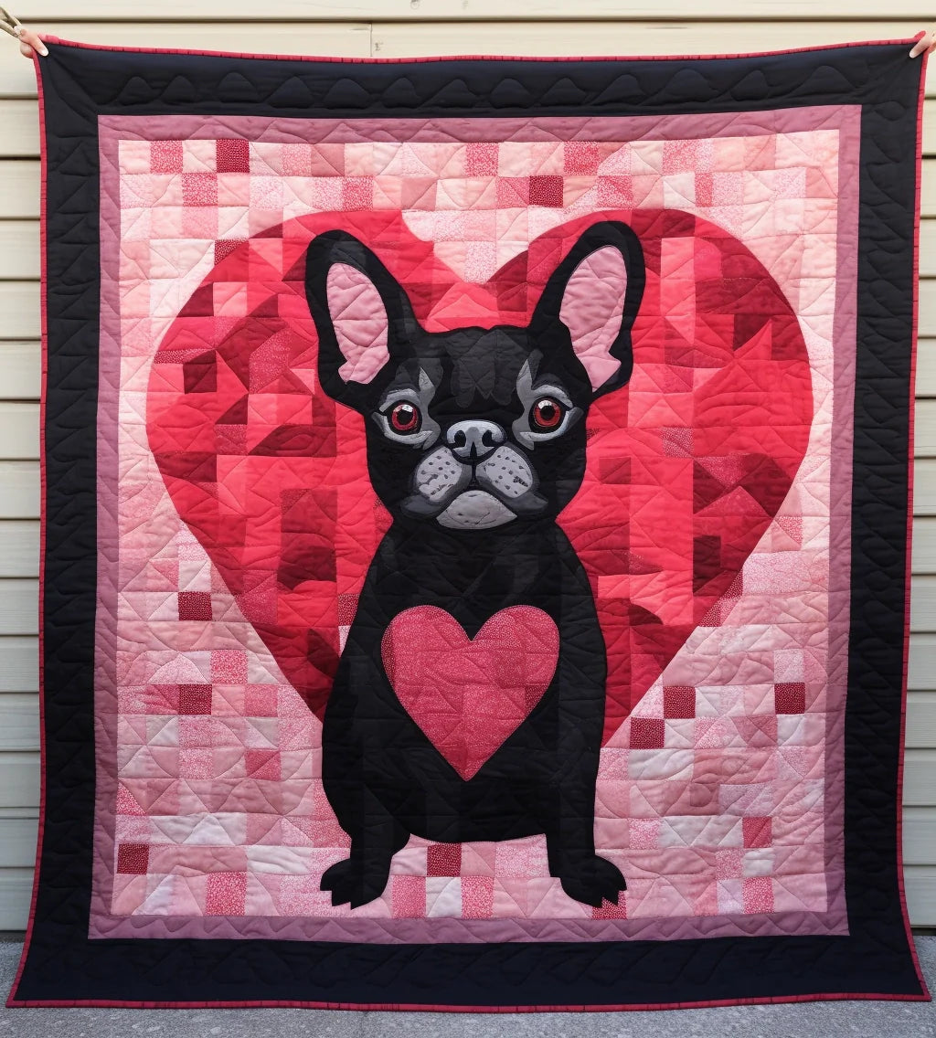 French Bulldog BL11112329 Quilt Blanket