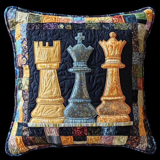 Chess DAI301224147 Quilted Pillow Case