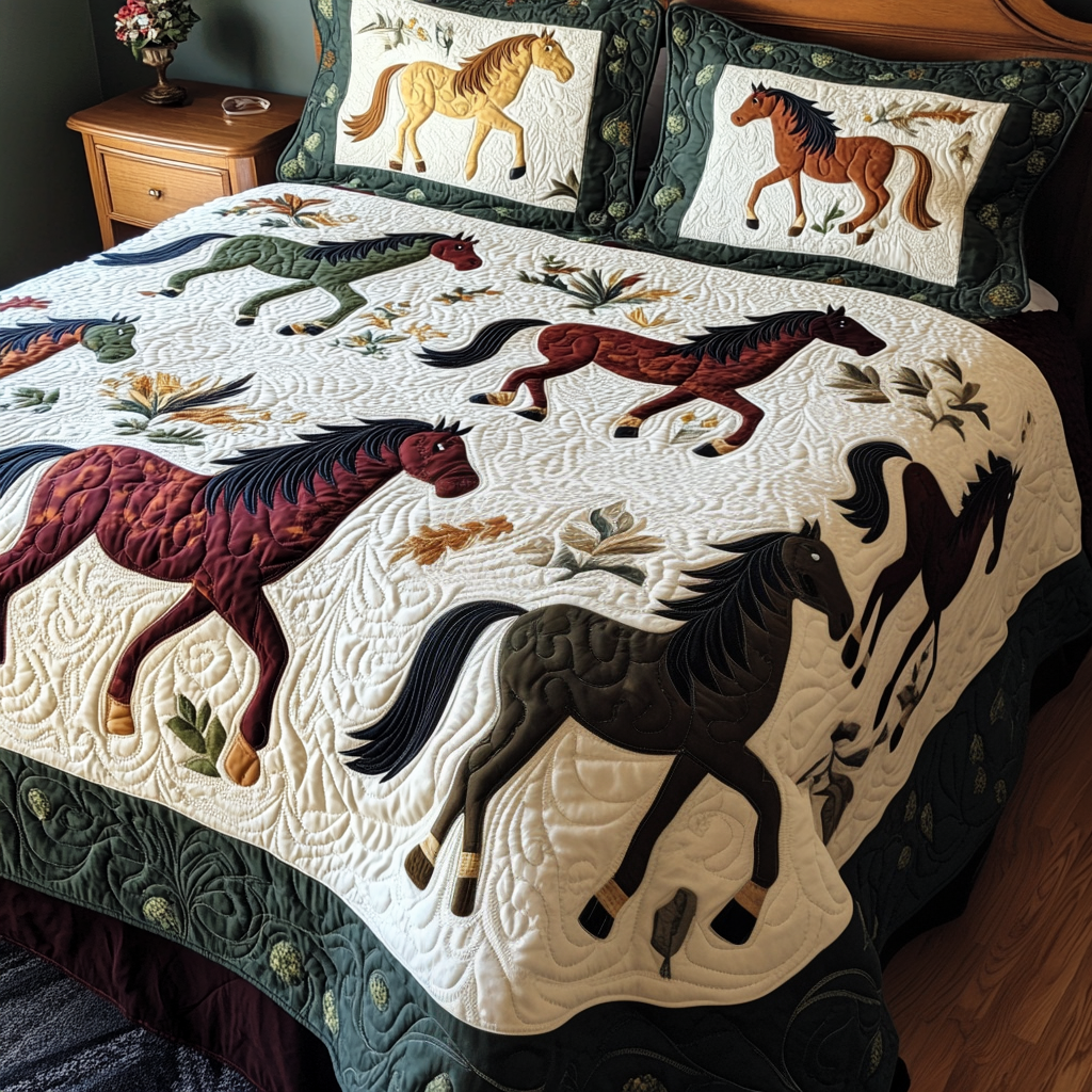 Horse DAI280824091 Quilt Bedding Set