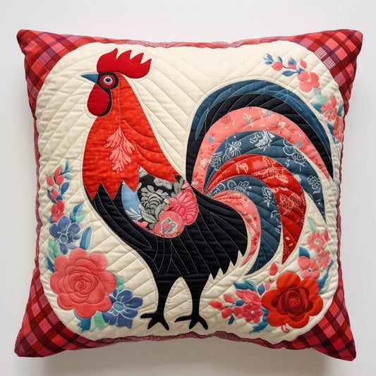 Chicken TAI060324136 Quilted Pillow Case