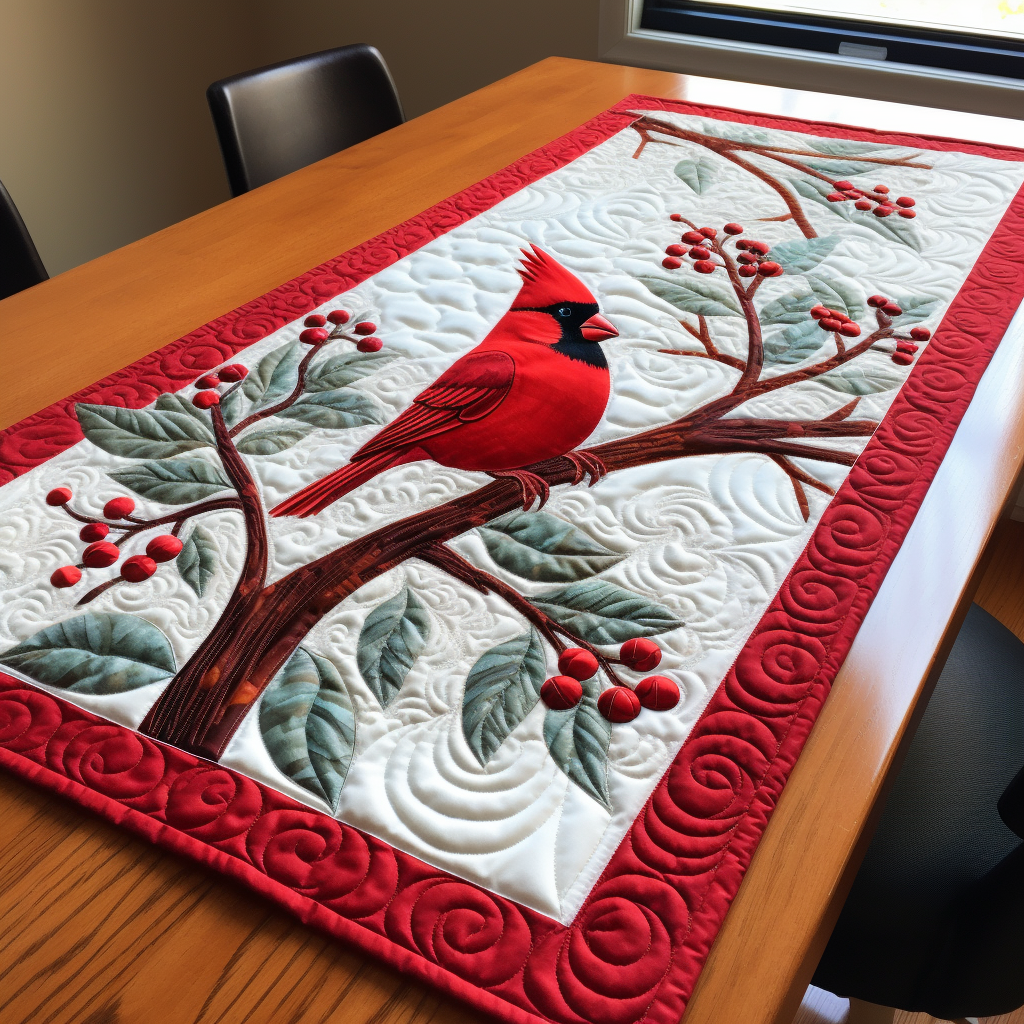 Cardinal TAI251124199 Quilted Table Runner