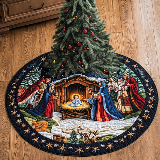 Nativity Scene TAI041024042 Quilted Tree Skirt