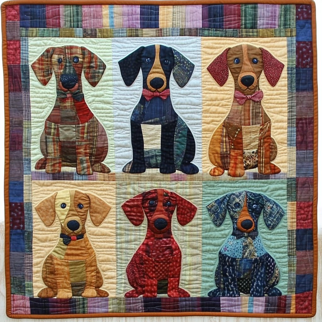 Dachshund DAI190824084 Quilt Blanket