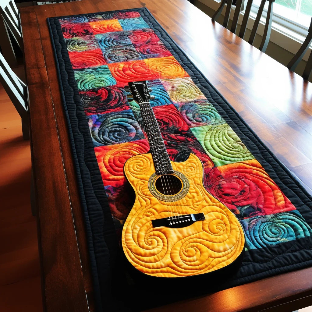 Guitar TAI07122333 Quilted Table Runner