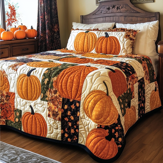 Pumpkin TAI021024218 Quilt Bedding Set