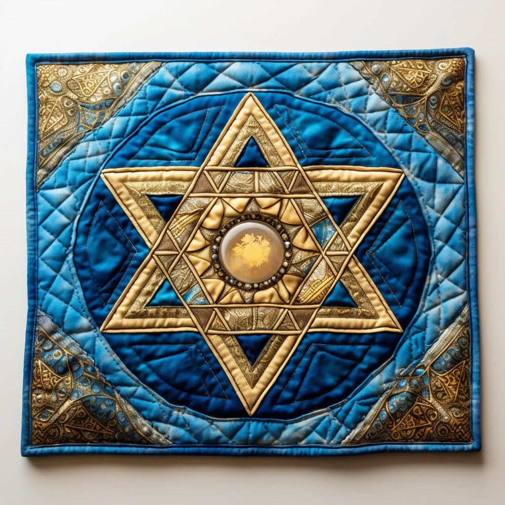 Jewish Star Of David TAI040124354 Quilted Placemats