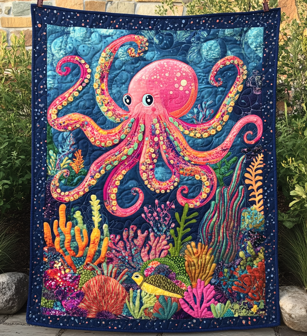 Octopus DAI110225117 Quilt Blanket