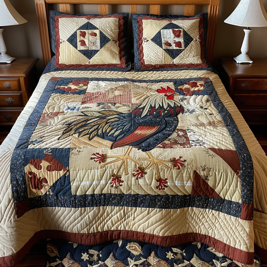 Chicken TAI100724028 Quilt Bedding Set