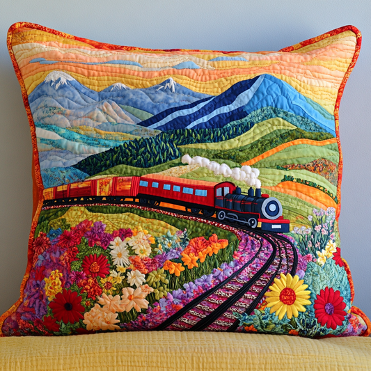 Train DAI110225294 Quilted Pillow Case