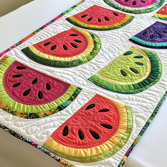Watermelon DAI040225505 Quilted Table Runner