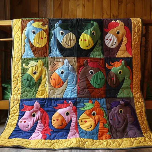 Horse TAI080324028 Quilt Blanket