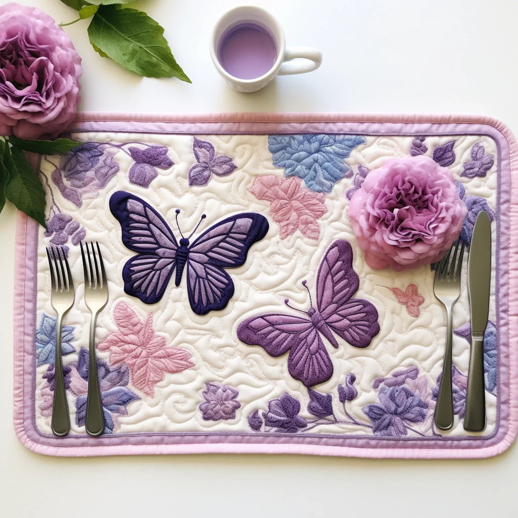 Butterfly TAI040124236 Quilted Placemats